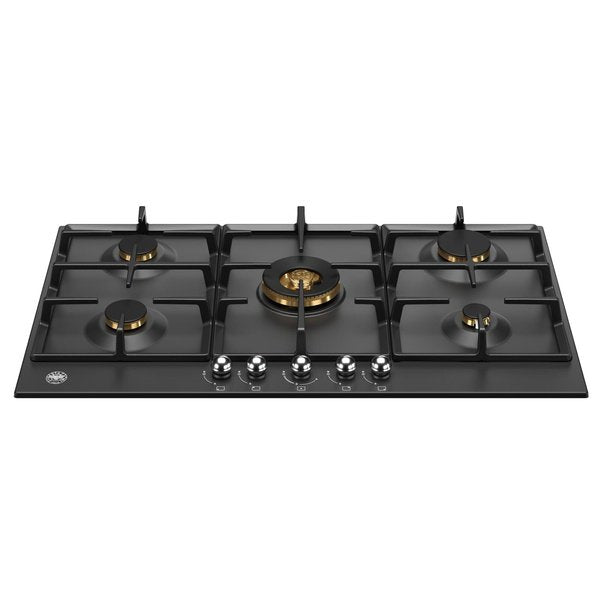 Bertazzoni gas hob p905cherne in black showcase image