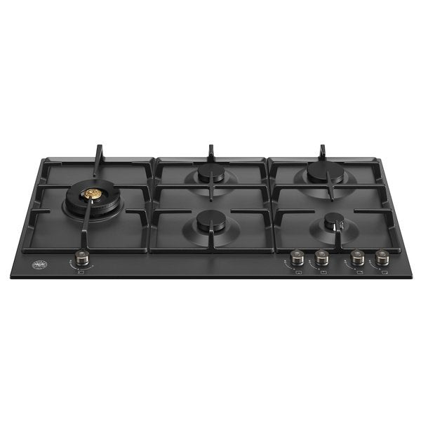 Bertazzoni gas hob p905lprone in black showcase image