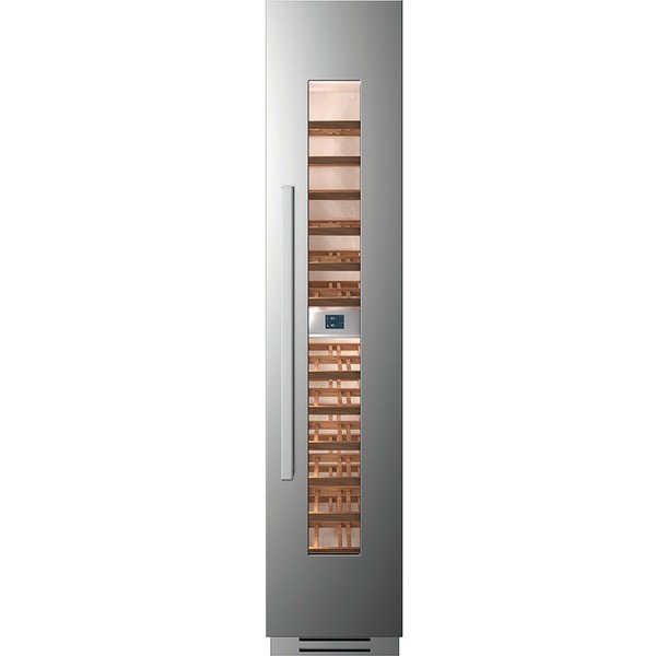 Bertazzoni professional series 45cm built-in wine refrigerator with door closed