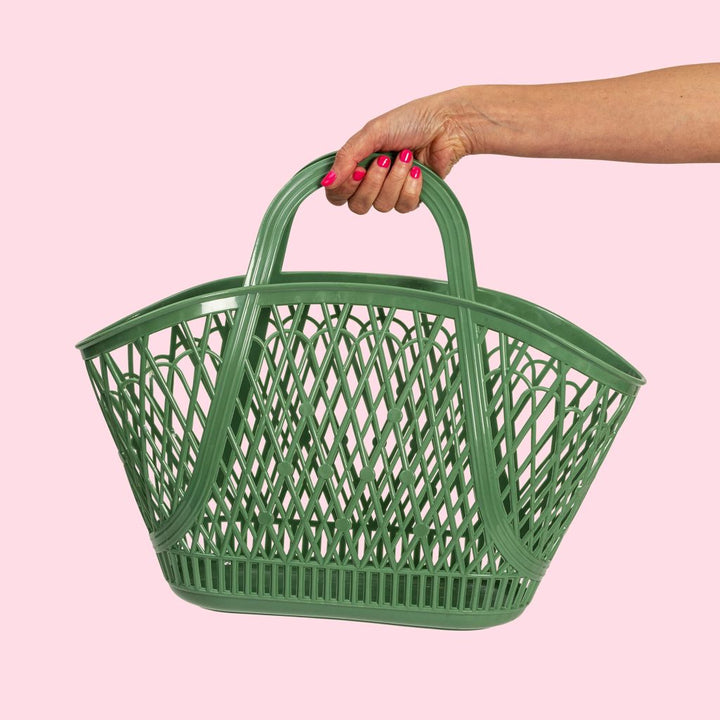Betty Basket in Olive