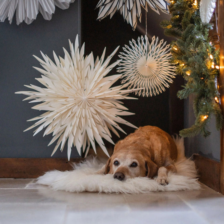 Borage Paper Hanging Snowflake 60cm