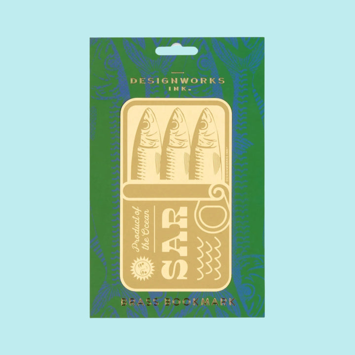Sardines Brass Bookmark