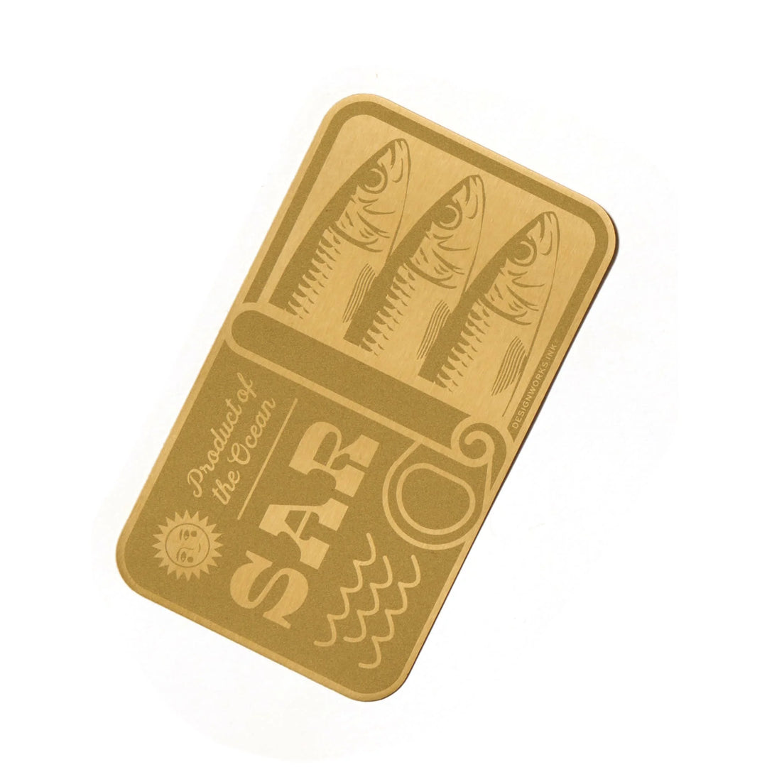 Sardines Brass Bookmark