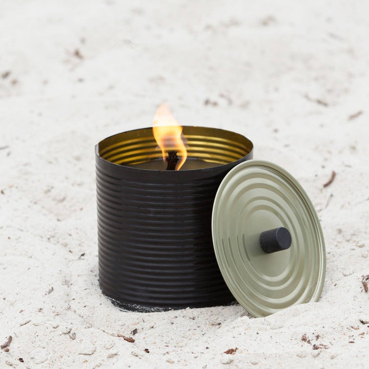 Colourful Outdoor Candle Can Lid