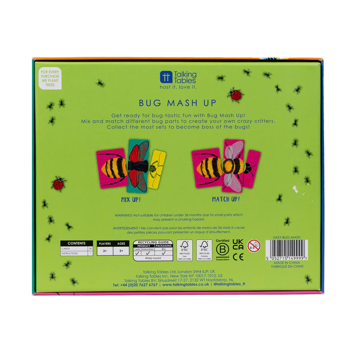 Bug Mash Up Family Card Game