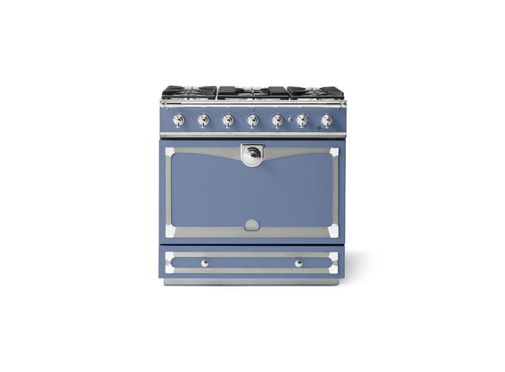 La Cornue CornuFé 90 Albertine Dual Fuel Range Cooker – Provence Blue