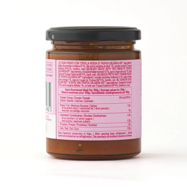 Roasted Red Onion & Tomato I.G.P. Calabria Sauce