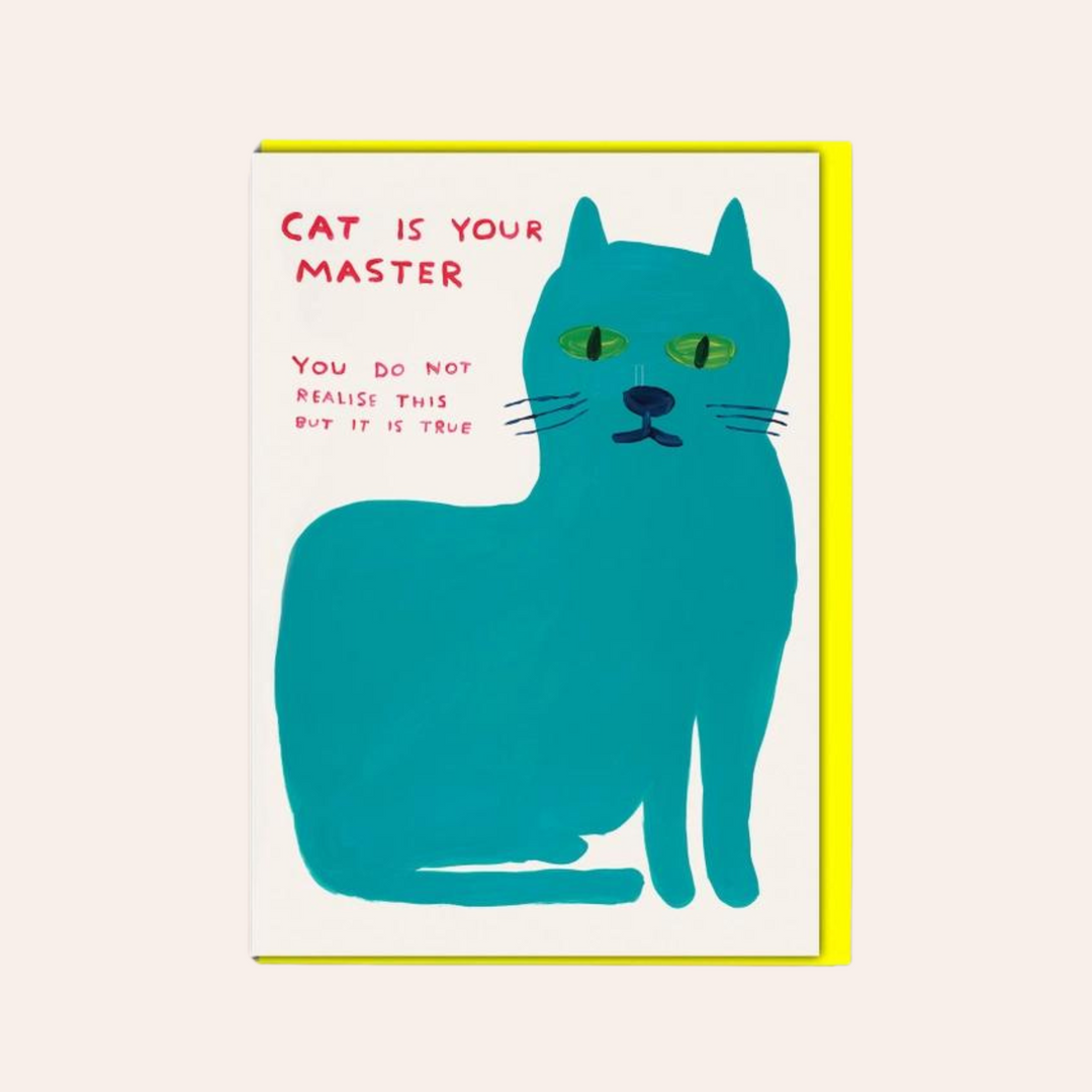 Cat Master Greeting Card