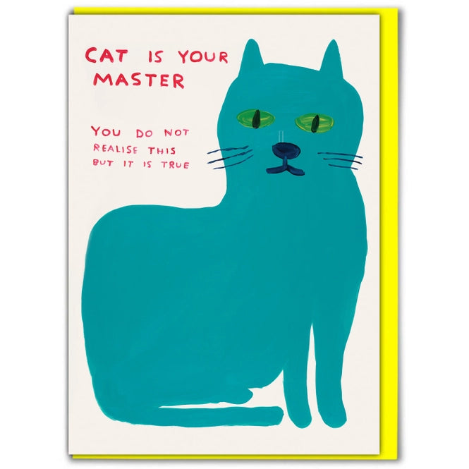 Cat Master Greeting Card