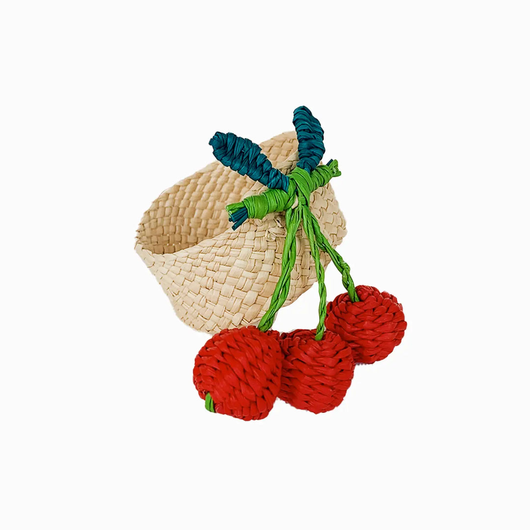 Cherries Fruit Iraca Napkin Ring
