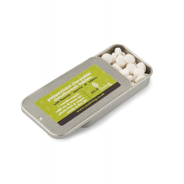 Chewable Mouthwash Tablets in Tin