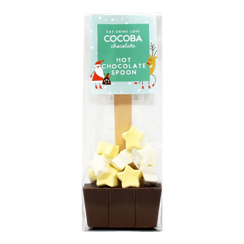 Christmas Star Marshmallow Hot Chocolate Spoon