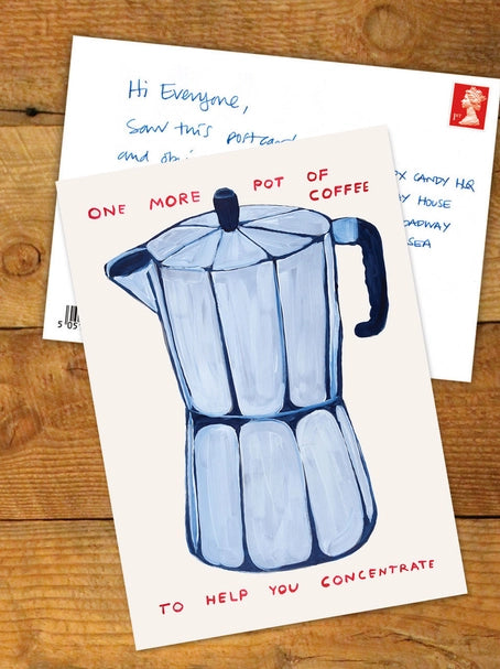 Coffee Pot Postcard