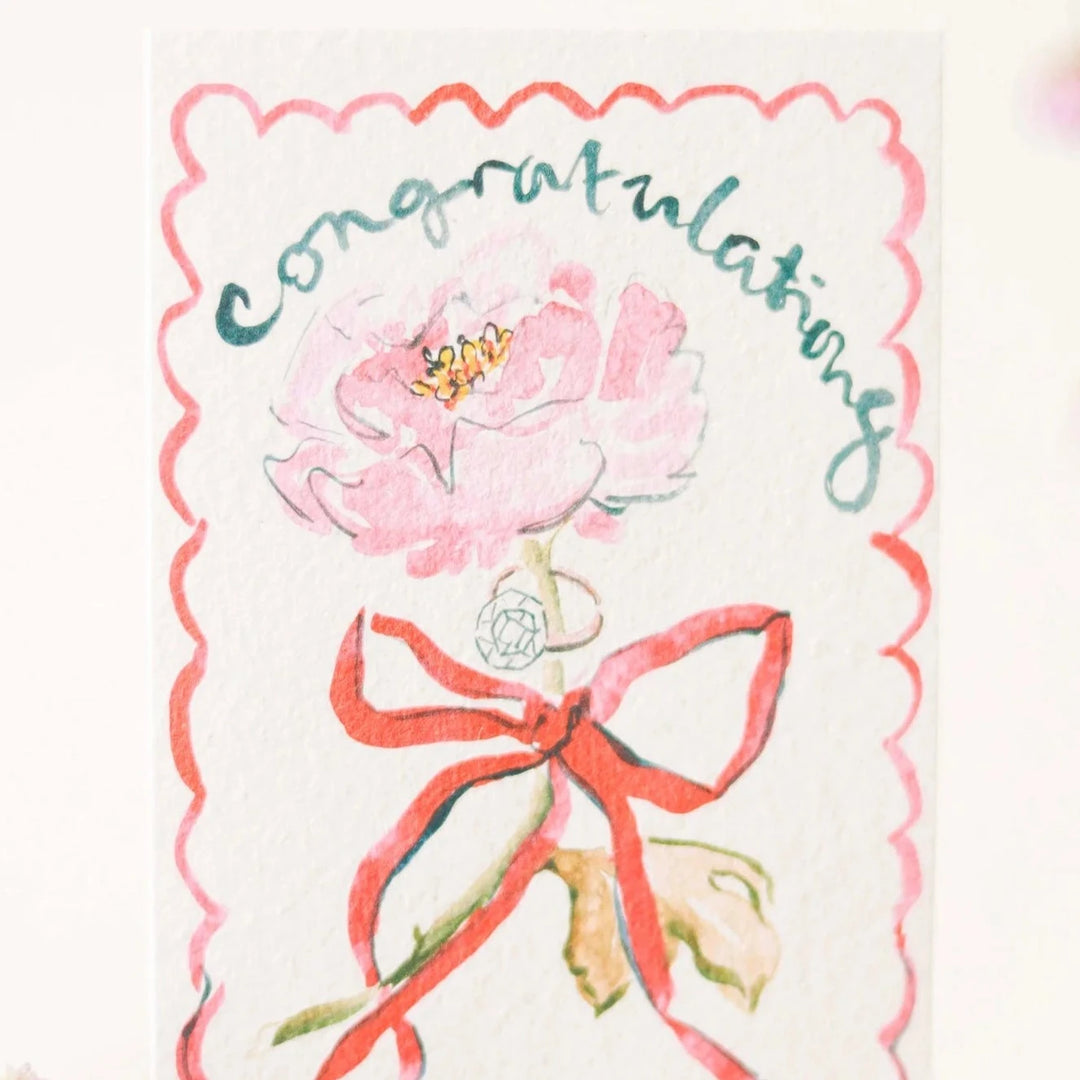 Congratulations Engagement Card