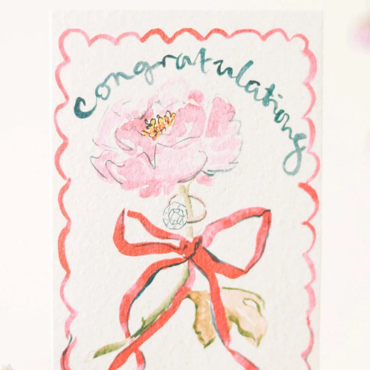 Congratulations Engagement Card