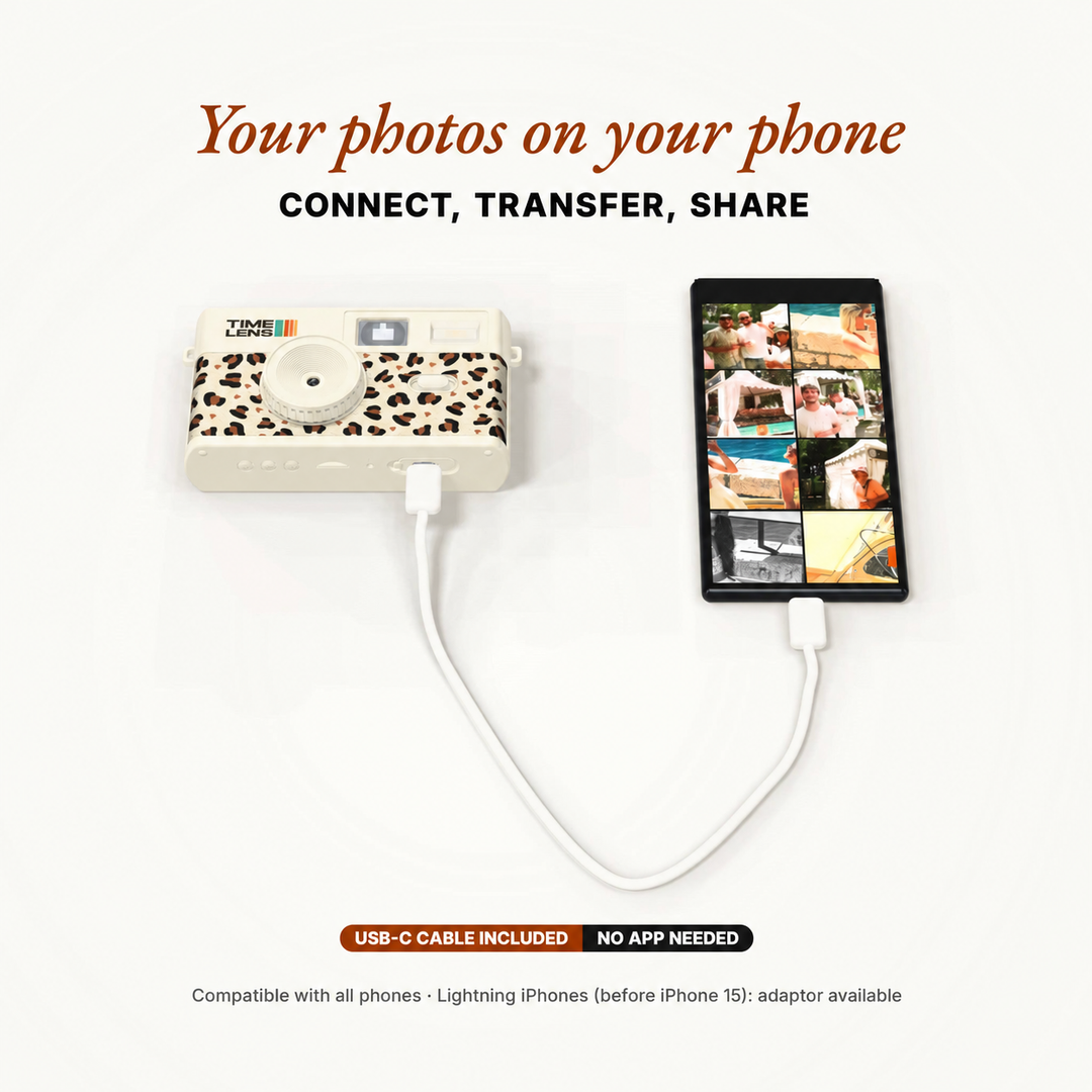TimeLens® Camera in Cream Leopard