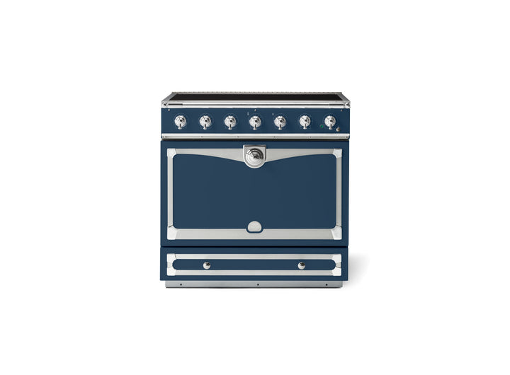 La Cornue CornuFé 90 Albertine Induction Range Cooker – Winter Sky
