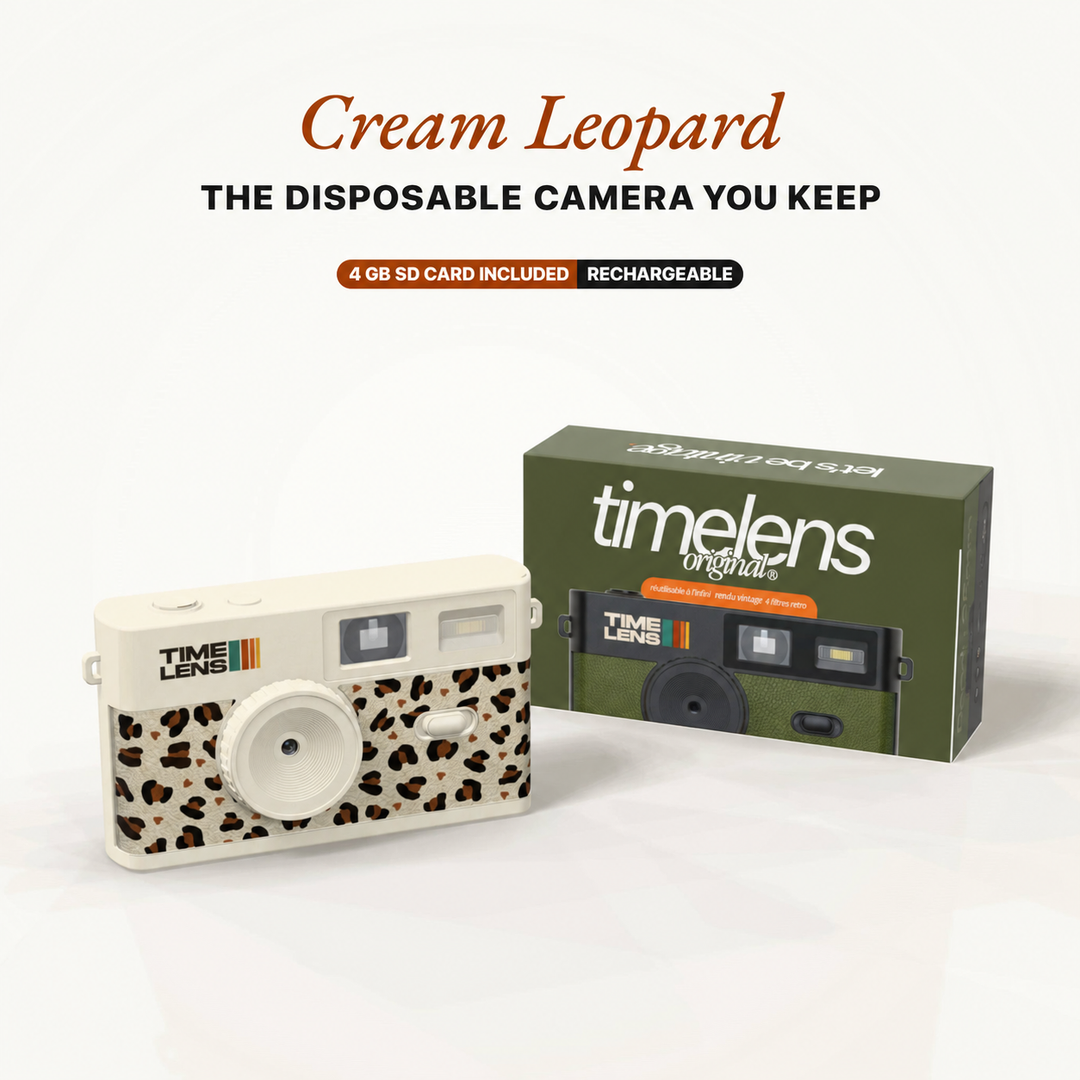 TimeLens® Camera in Cream Leopard