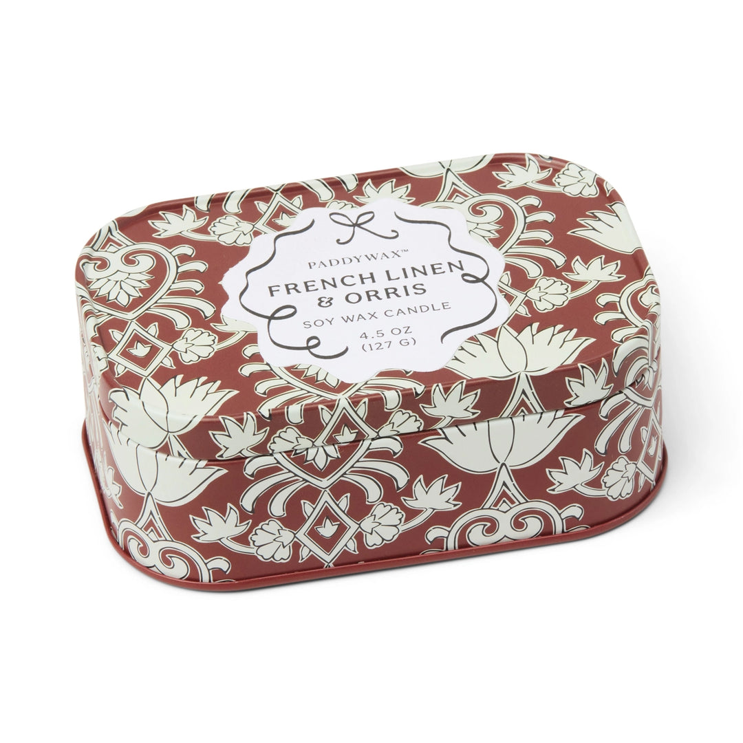 French Linen & Orris Candle Tin