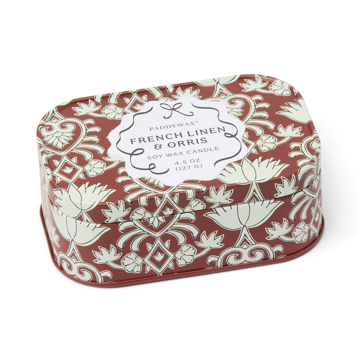 French Linen & Orris Candle Tin