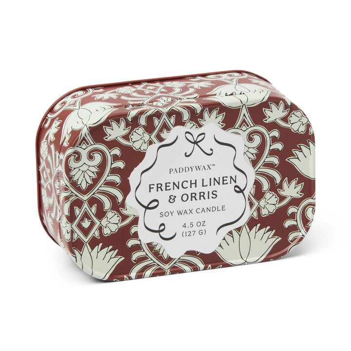 French Linen & Orris Candle Tin