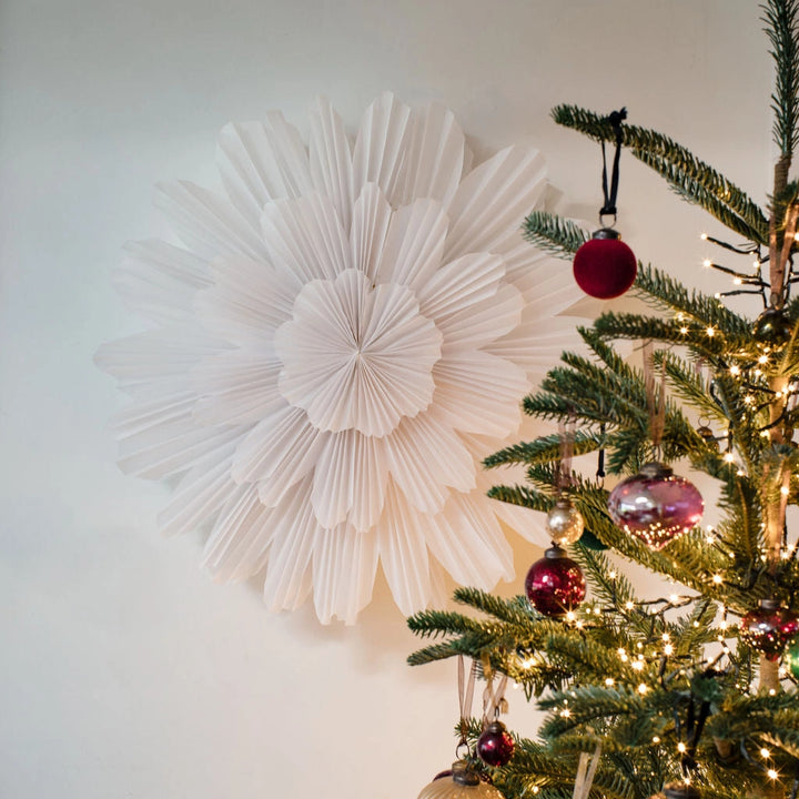 Cumulus Large Wall Hanging Snowflake 100cm