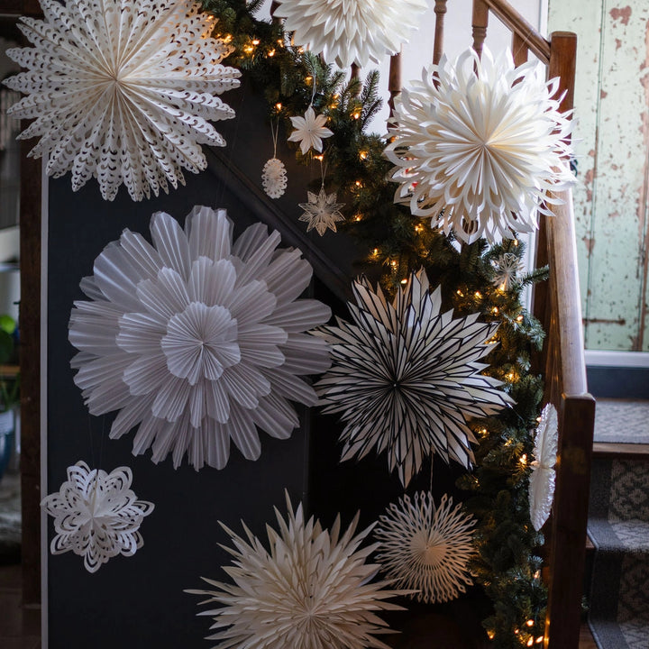 Cumulus Wall Hanging Snowflake 70cm