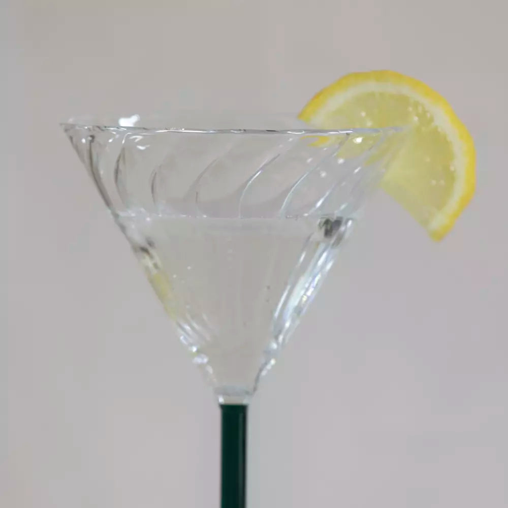 Deco Swirl Cocktail Glass