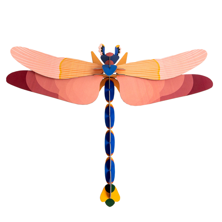 Deluxe Pink Dragonfly 3D Model Kit
