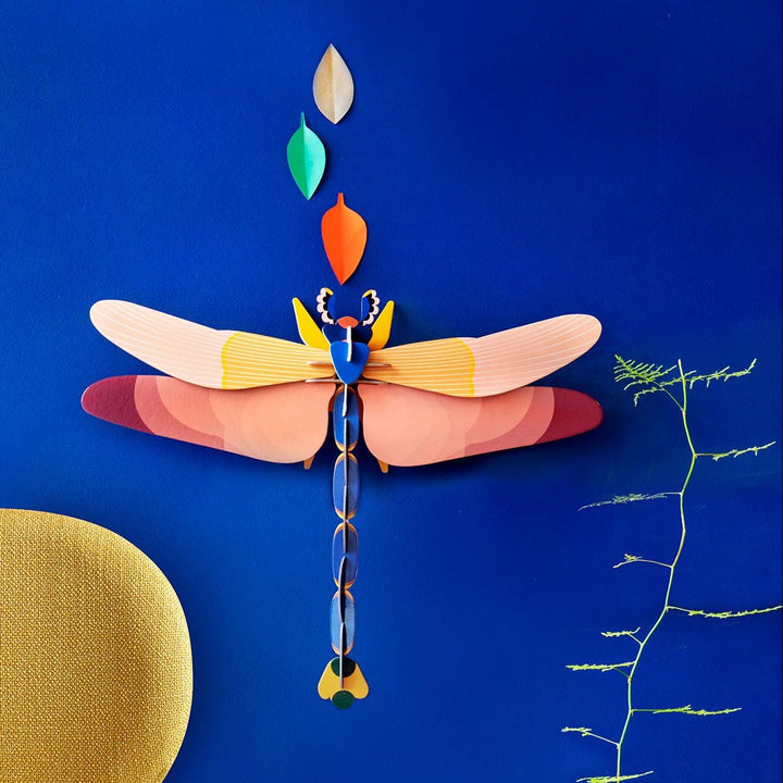 Deluxe Pink Dragonfly 3D Model Kit
