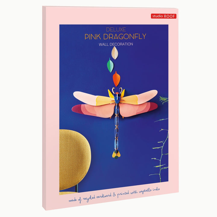 Deluxe Pink Dragonfly 3D Model Kit