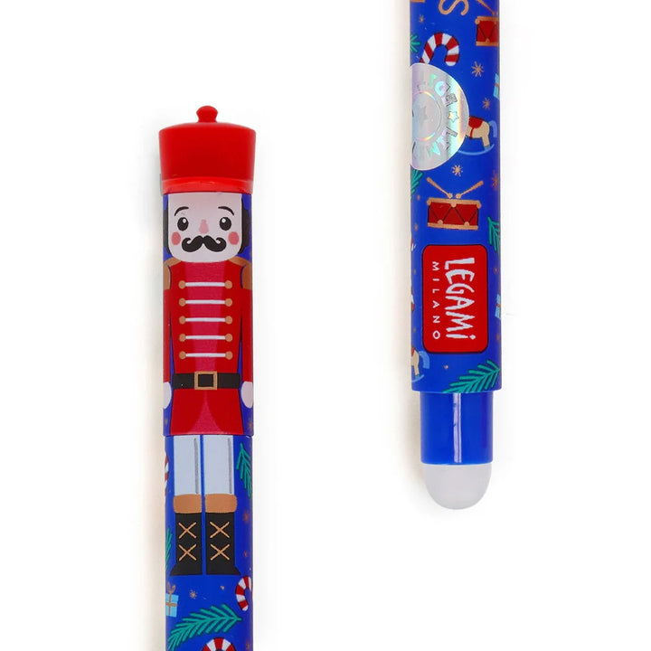 Legami Nutcracker Christmas Pen Set
