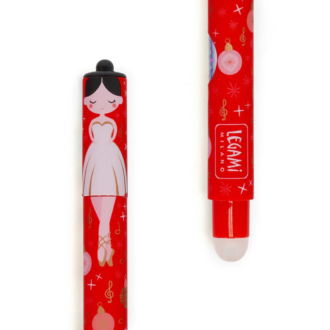 Legami Nutcracker Christmas Pen Set
