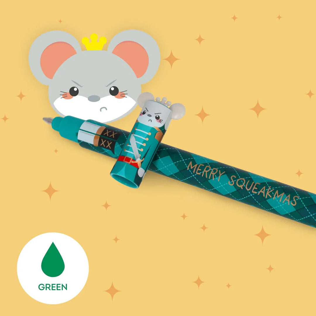 Legami Nutcracker Christmas Pen Set