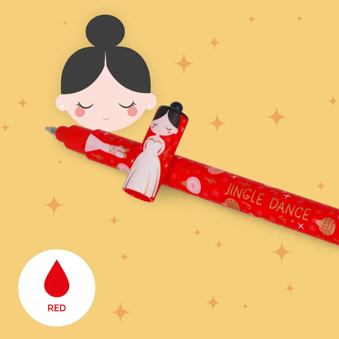 Legami Nutcracker Christmas Pen Set