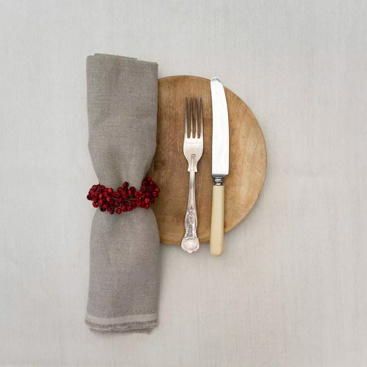 Berry Wooden Napkin Ring