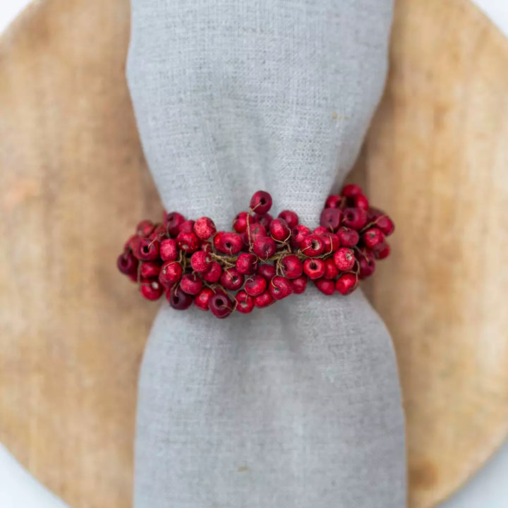 Berry Wooden Napkin Ring