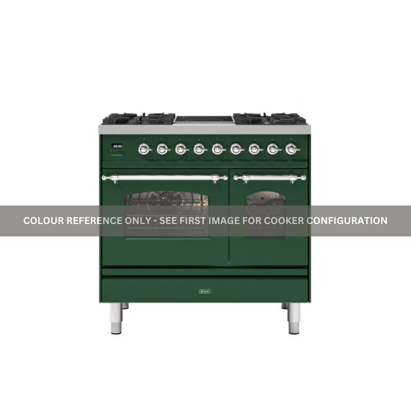 ILVE Milano 90cm - Single Oven - 4 Gas Burners & 2 Zone Induction