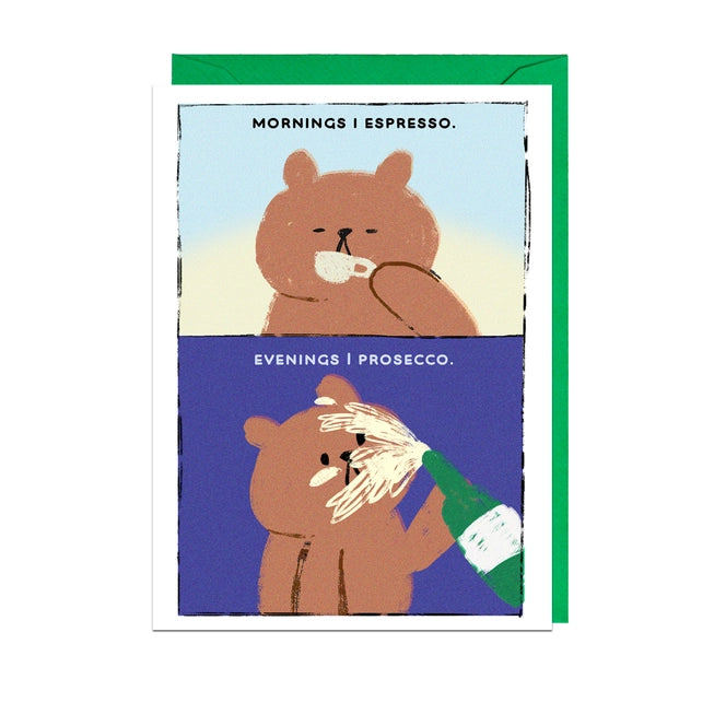 Espresso Prosecco Card