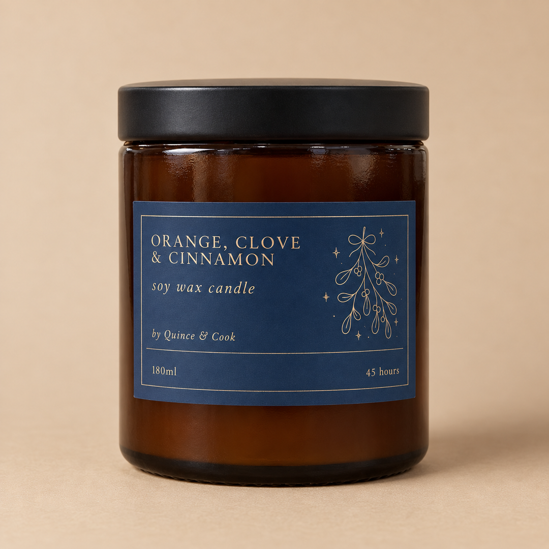 Festive Candle - Orange, Clove & Cinnamon Candle