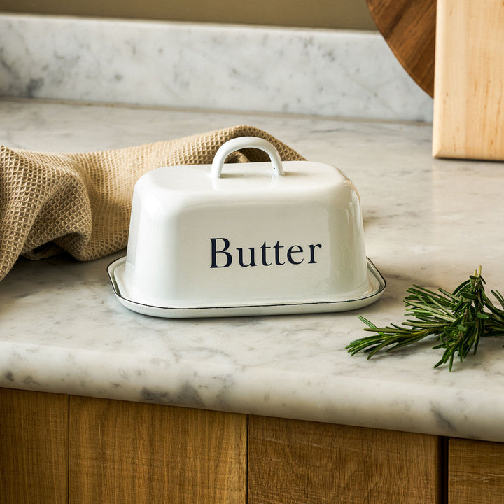 Enamel Butter Dish
