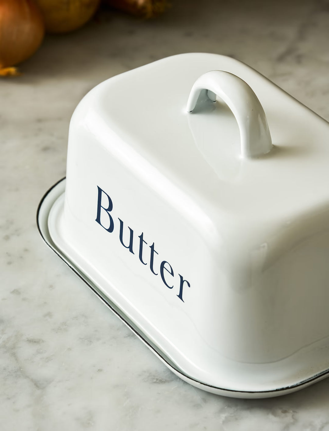 Enamel Butter Dish