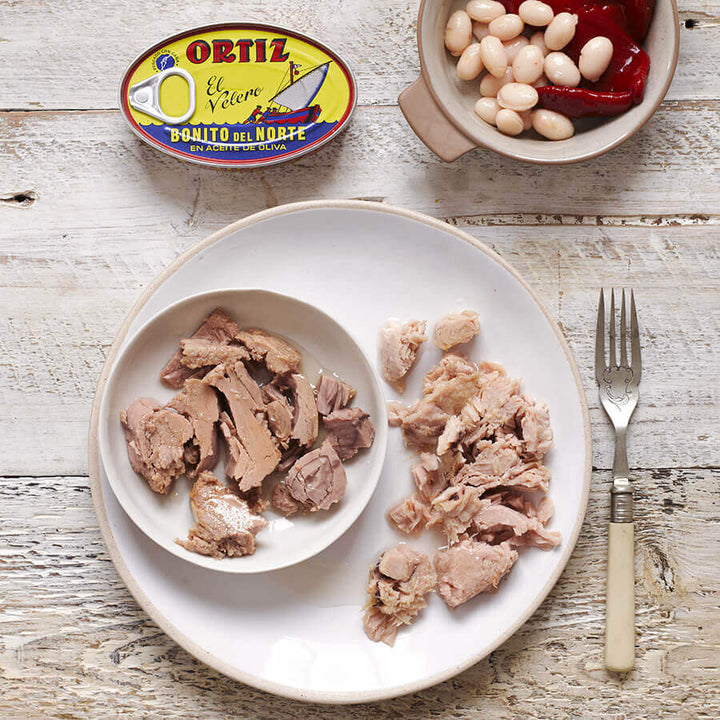 Ortiz White Bonito Tuna Loin Fillets In Olive Oil, Line Caught