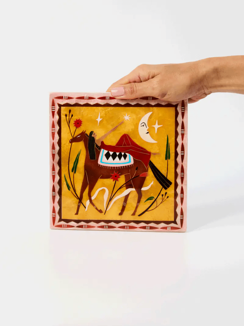 Fable Horseback - Shell Wall Tile