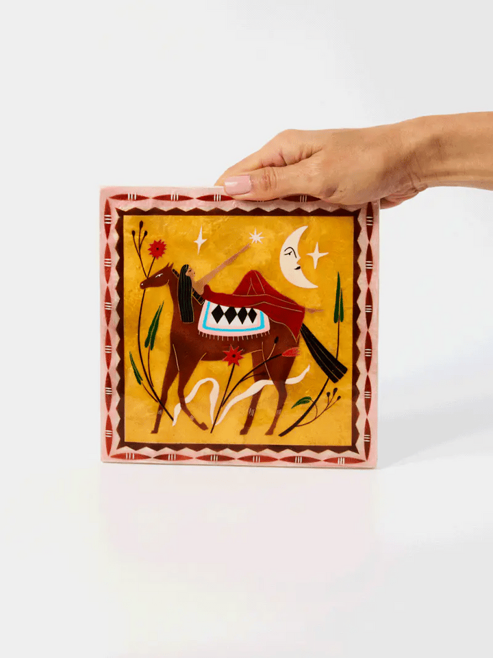 Fable Horseback - Shell Wall Tile