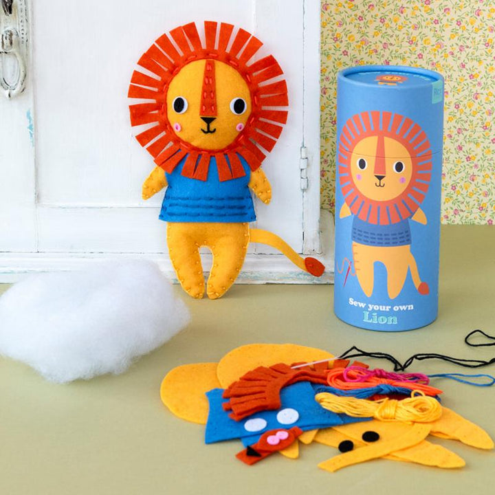 Sew Your Own Lion Felt Craft Kit