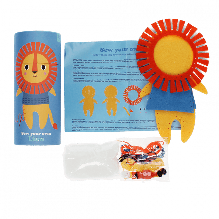 Sew Your Own Lion Felt Craft Kit