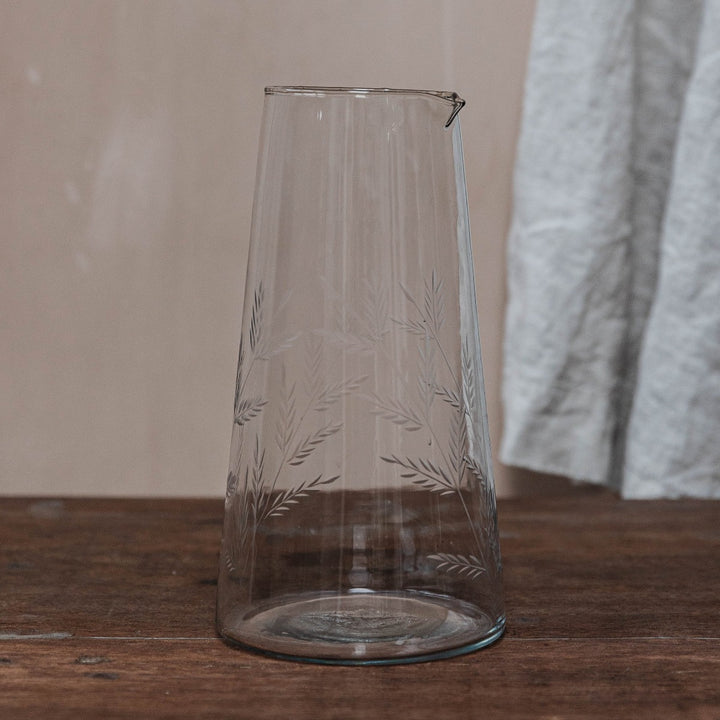 Etched Fern Jug