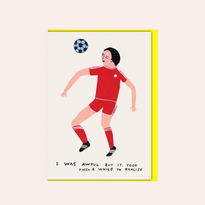 Awful Football Greeting Card