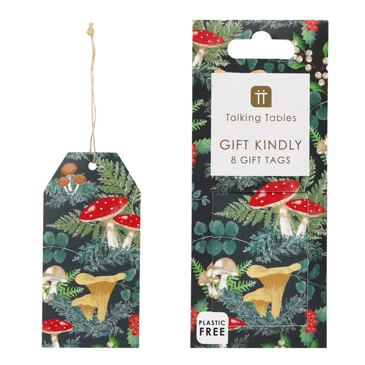 Forest Green Christmas Gift Tags 8 Pack